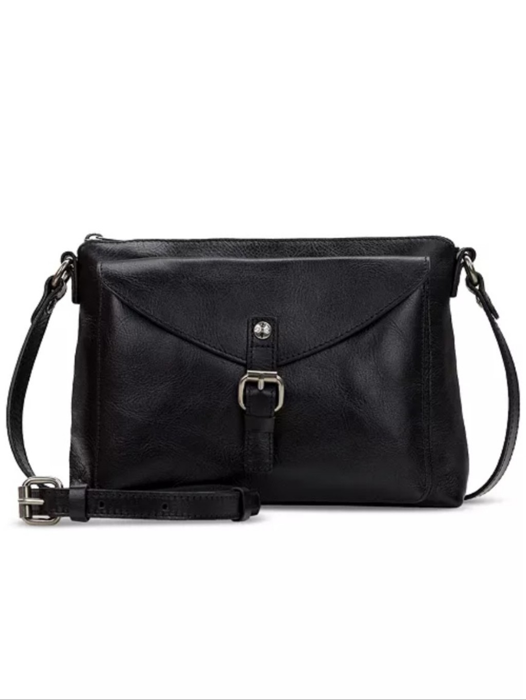 Patricia Nash Avellino Black Leather Crossbody Bag Nwt